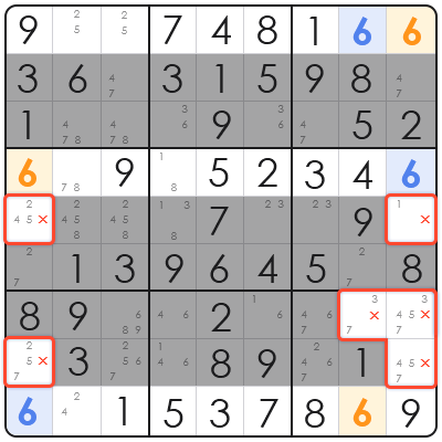 advanced sudoku technique